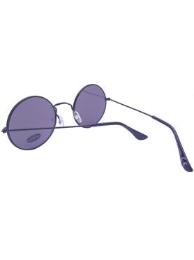Στρόγγυλα Γυαλιά Ηλίου με Μαύρο Σκελετό & Φακό UV 400 Protection