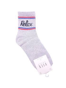 Ημίκοντες Μονόχρωμες Κάλτσες Vtex Relax N. 36-41