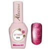 ALEZORI GEL POLISH GLITTER ΡΟΖ ΜΕ ΠΑΓΙΕΤΑ N. 514 UV & LED 15ml