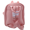 ΡΟΖ ΠΑΙΔΙΚΗ ΤΣΑΝΤΑ ΠΛΑΤΗΣ BACKPACK ΑΛΕΠΟΥ ΜΕ ΑΥΤΑΚΙΑ