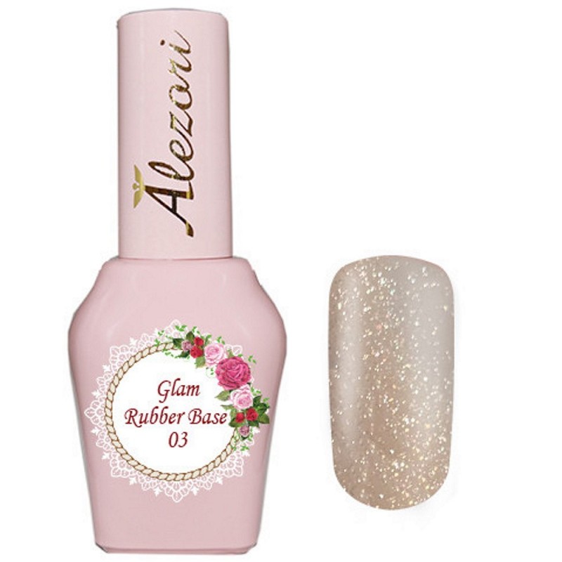 ALEZORI RUBBER BASE GLAM N. 03 15ml ALEZORI RUBBER BASE GLAM N. 03 15ml