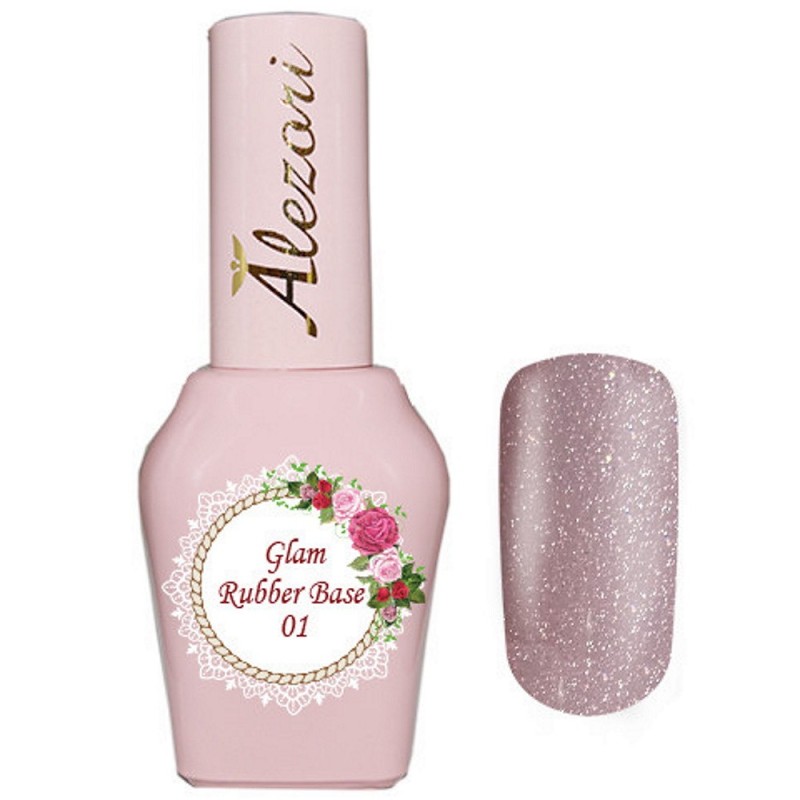 ALEZORI RUBBER BASE GLAM N. 01 15ml ALEZORI RUBBER BASE GLAM N. 01 15ml