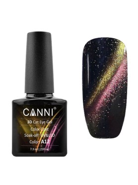 CANNI 3D CAT EYE A12 SOAK-OFF UV & LED 7.3ML