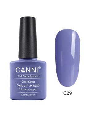 CANNI CLASSIC ΗΜΙΜΟΝΙΜΟ ΒΕΡΝΙΚΙ 029 PALE PURPLE BLUE UV & LED 7.3ml