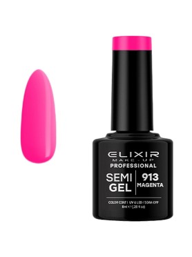 ELIXIR SEMI GEL PRO N. 913 MAGENTA UV & LED 8ML