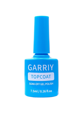 TOP COAT ΓΙΑ ΗΜΙΜΟΝΙΜΟ SOAK OFF GEL POLISH GARRIY 7.5ml