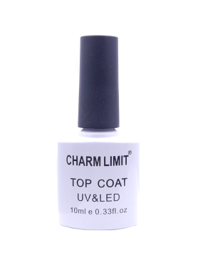 TOP COAT UV & LED ΓΙΑ ΗΜΙΜΟΝΙΜΟ CHARM LIMIT 10ml