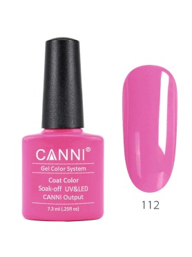 CANNI CLASSIC ΗΜΙΜΟΝΙΜΟ ΒΕΡΝΙΚΙ N. 112 NEON PINK UV & LED 7.3ml