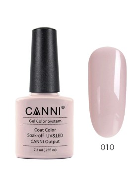 CANNI CLASSIC ΗΜΙΜΟΝΙΜΟ ΒΕΡΝΙΚΙ N. 010 GREY PINK UV & LED 7.3ml