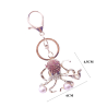 ΜΕΤΑΛΛΙΚΟ ΧΡΥΣΑΦΙ ΜΠΡΕΛΟΚ OCTOPUS ΜΕ STRASS ΚΑΙ ΓΑΝΤΖΟ