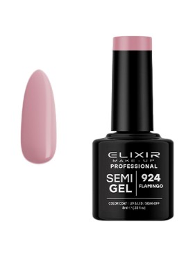 ELIXIR SEMI GEL PRO N. 924 FLAMINGO UV & LED 8ML