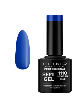 ELIXIR SEMI GEL PRO N. 1110 MEXICAN BLUE UV & LED 8ML