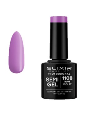 ELIXIR SEMI GEL PRO N. 1198 BLUE VIOLET UV & LED 8ML