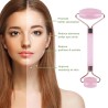 ROLLER ΧΑΛΑΖΙΑ ΓΙΑ ΜΑΣΑΖ ΠΡΟΣΩΠΟΥ GENUINE ROSE QUARTZ