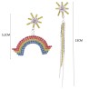 ΣΕΤ 2 ΚΡΕΜΑΣΤΑ ΑΤΣΑΛΙΝΑ ΣΚΟΥΛΑΡΙΚΙΑ RAINBOW