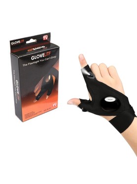 Γάντια Δαχτύλων με LED Φακούς για Τεχνήτριες Νυχιών Τιμη/Ζευγάρι