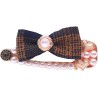 ΧΡΥΣΟ HAIR CLIP ΜΕ ΒΕΛΟΥΔΙΝΟ ΦΙΟΓΚΟ ΚΑΙ ΠΕΡΛΕΣ