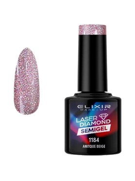 ELIXIR SEMIGEL LASER DIAMOND N. 1184 ANITQUE BEIGE UV & LED 8ML