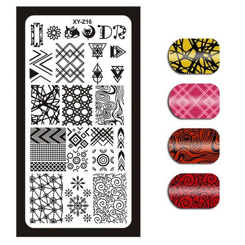 ΜΕΤΑΛΛΙΚΗ ΠΛΑΚΕΤΑ ΜΕ ΣΧΕΔΙΑ ΓΙΑ NAIL STAMPING 12 X 6CM ΜΕΤΑΛΛΙΚΗ ΠΛΑΚΕΤΑ ΜΕ ΣΧΕΔΙΑ ΓΙΑ NAIL STAMPING 12 X 6CM