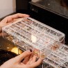 ΑΚΡΥΛΙΚΟ TRANSPARENT ΚΟΥΤΙ ΟΡΓΑΝΩΣΗΣ & ΑΠΟΘΗΚΕΥΣΗΣ ΠΟΛΛΑΠΛΩΝ ΧΡΗΣΕΩΝ ΜΕ 2 ΕΠΙΠΕΔΑ