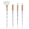 ΣΕΤ 4 ΠΙΝΕΛΑ MAKE UP ΜΕ DIAMOND GLITTER ΛΑΒΗ