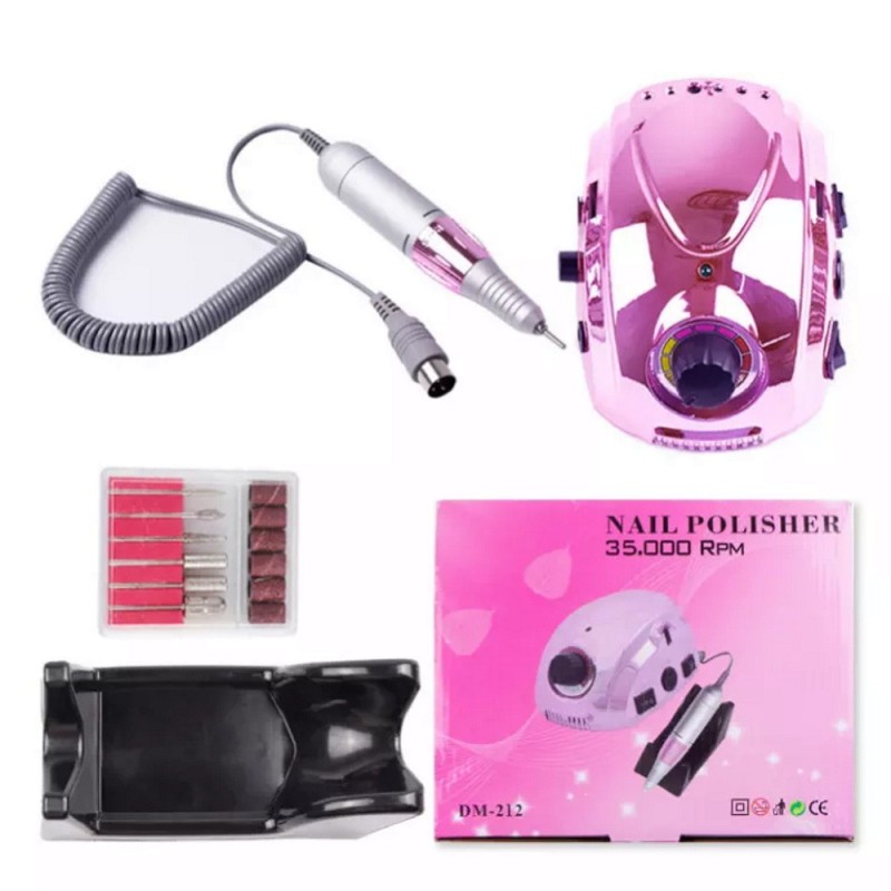 ΗΛΕΚΤΡΙΚΟΣ ΤΡΟΧΟΣ MANICURE ΚΑΙ PEDICURE DM-212 METALLIC PINK ΗΛΕΚΤΡΙΚΟΣ ΤΡΟΧΟΣ MANICURE ΚΑΙ PEDICURE DM-212 METALLIC PINK