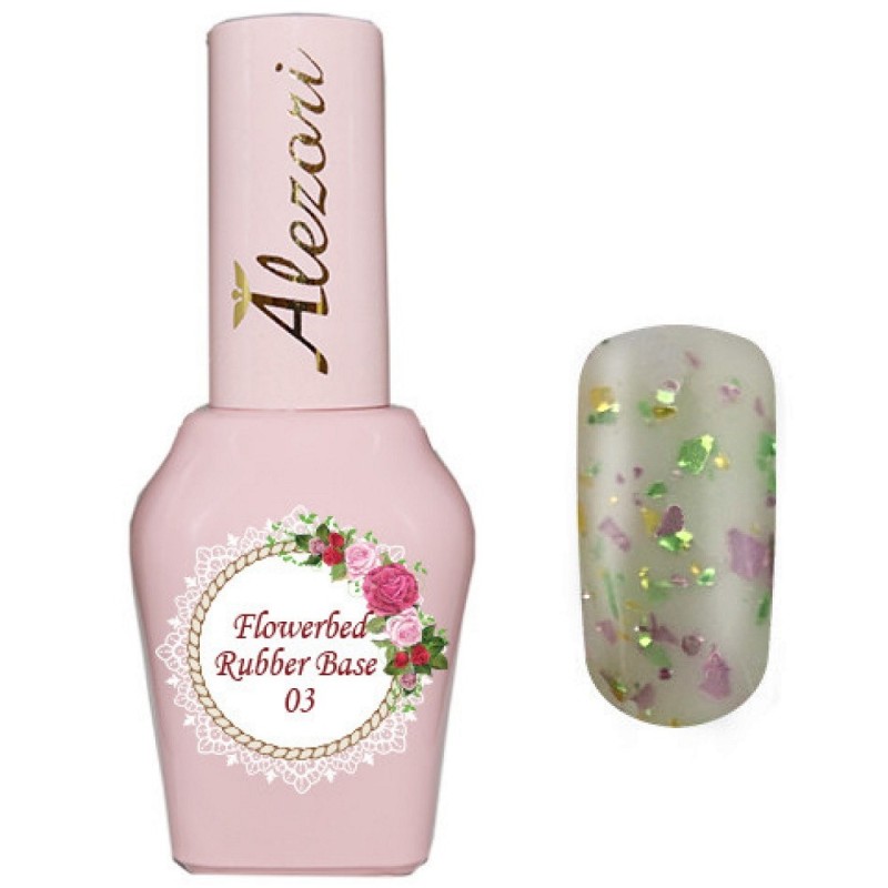 ALEZORI RUBBER BASE FLOWERBED N. 03 MILKY WHITE ΜΕ FOIL 15ML ALEZORI RUBBER BASE FLOWERBED N. 03 MILKY WHITE ΜΕ FOIL 15ML