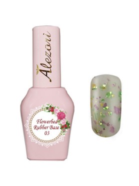 Alezori Rubber Base Flowerbed 03 15ML Alezori Rubber Base Flowerbed 03 15ML