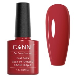 CANNI CLASSIC ΗΜΙΜΟΝΙΜΟ ΒΕΡΝΙΚΙ N. 027 DARK RED UV & LED 7.3ml