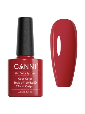 CANNI CLASSIC ΗΜΙΜΟΝΙΜΟ ΒΕΡΝΙΚΙ N. 027 DARK RED UV & LED 7.3ml