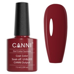CANNI CLASSIC ΗΜΙΜΟΝΙΜΟ ΒΕΡΝΙΚΙ N. 122 BURGUNDY RED UV & LED 7.3ml