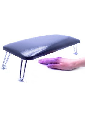 ΜΑΥΡΟ ΔΕΡΜΑΤΙΝΟ ΣΚΑΜΠΟ MANICURE & PEDICURE ΜΕ ΕΝΣΩΜΑΤΩΜΕΝΕΣ ΛΑΜΠΕΣ ΠΟΛΥΜΕΡΙΣΜΟΥ 72W