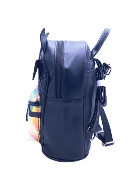 Μαύρη Παιδική Τσάντα Πλάτης Backpack με Φιογκάκι & Strass