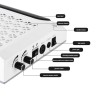 ΣΥΛΛΕΚΤΗΣ ΣΚΟΝΗΣ 80W & ΤΡΟΧΟΣ ΝΥΧΙΩΝ ΜΕ LED ΦΩΤΙΣΜΟ 4 ΙΝ 1 BQ-608