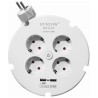 ΠΟΛΥΠΡΙΖΟ 4 ΘΕΣΕΩΝ ΜΕ ΔΙΑΚΟΠΤΗ, 2 USB ΘΥΡΕΣ & 1,5Μ ΚΑΛΩΔΙΟ