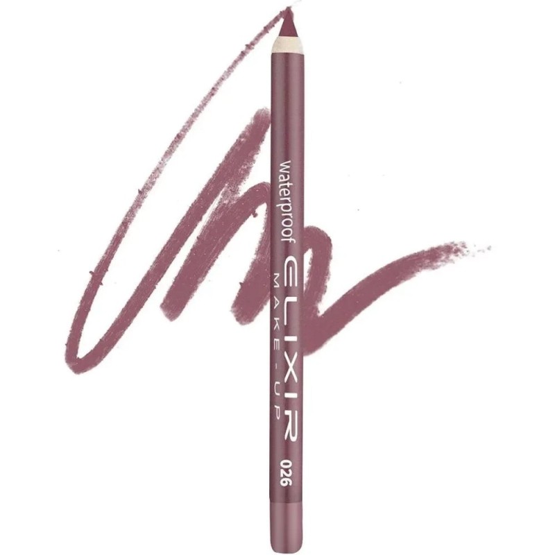 ELIXIR ΜΟΛΥΒΙ ΧΕΙΛΙΩΝ WATERPROOF N. 026 IRIS MAUVE 1.4g ELIXIR ΜΟΛΥΒΙ ΧΕΙΛΙΩΝ WATERPROOF N. 026 IRIS MAUVE 1.4g