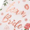 ΧΑΡΤΙΝΗ ΛΕΥΚΗ ΣΑΚΟΥΛΑ FLOWER TEAM BRIDE 27X21X11CM ΤΙΜΗ/ΤΕΜΑΧΙΟ