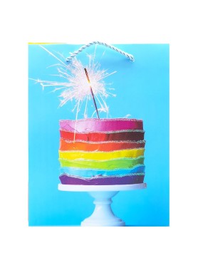 Χάρτινη Σακούλα Colorful Cake 23X18X10CM Τιμή/ Τεμάχιο