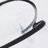 ΔΙΑΦΑΝΕΣ ΟΒΑΛ ΝΕΣΕΣΕΡ ΜΕ ΜΑΥΡΟ ΦΕΡΜΟΥΑΡ 20X15CM