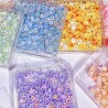ΔΙΑΚΟΣΜΗΤΙΚΑ ΝΥΧΙΩΝ NAIL ART FLOWERS ΜΕ ΠΕΡΛΕΣ