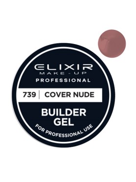 Elixir Builder Gel Cover Nude N. 739 15GR