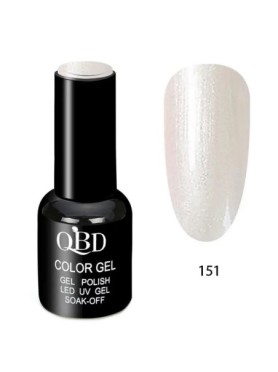 QBD Ημιμόνιμο Βερνίκι Ν. 151 Pearl UV & LED 10-12ml
