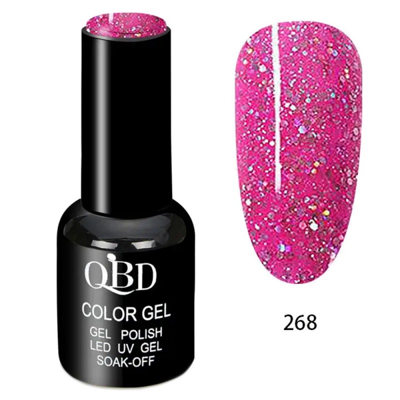 QBD Ημιμόνιμο Βερνίκι Ν. 268 UV & LED 10-12ml QBD Ημιμόνιμο Βερνίκι Ν. 268 UV & LED 10-12ml