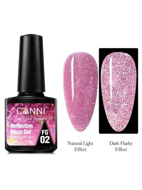 Canni Reflective Disco Gel FG02 UV & LED 7.3ml