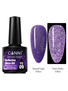 Canni Reflective Disco Gel FG09 UV & LED 7.3ml