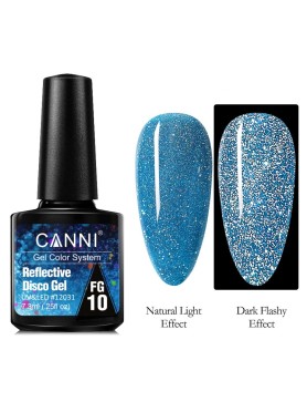 Canni Reflective Disco Gel FG10 UV & LED 7.3ml