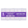 240 Extra Long Full Cover Soft Gel Tips 12 Sizes Purple