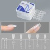 100 Matte Soft Gel Nail Tips M Square 10 Sizes