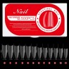 504 Matte Nail Half Coverage Tips Ballerina
