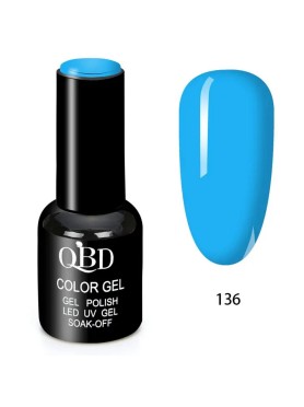 QBD Ημιμόνιμο Βερνίκι Ν. 136 UV & LED 10-12ml